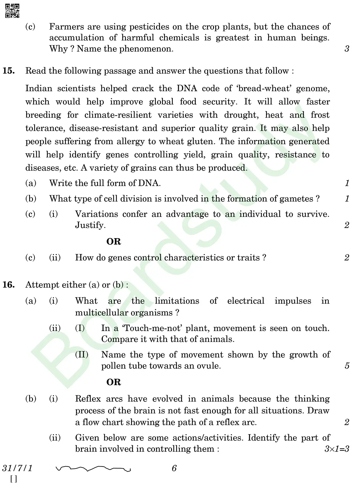 class 10 science pyq 2026 set 1 questions page 0006