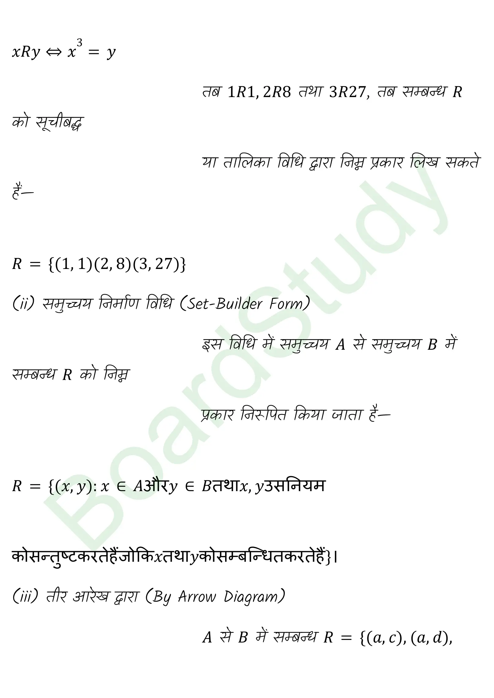 कक्षा 11 गणित संबंध एवं फलन नोट्स page 0004