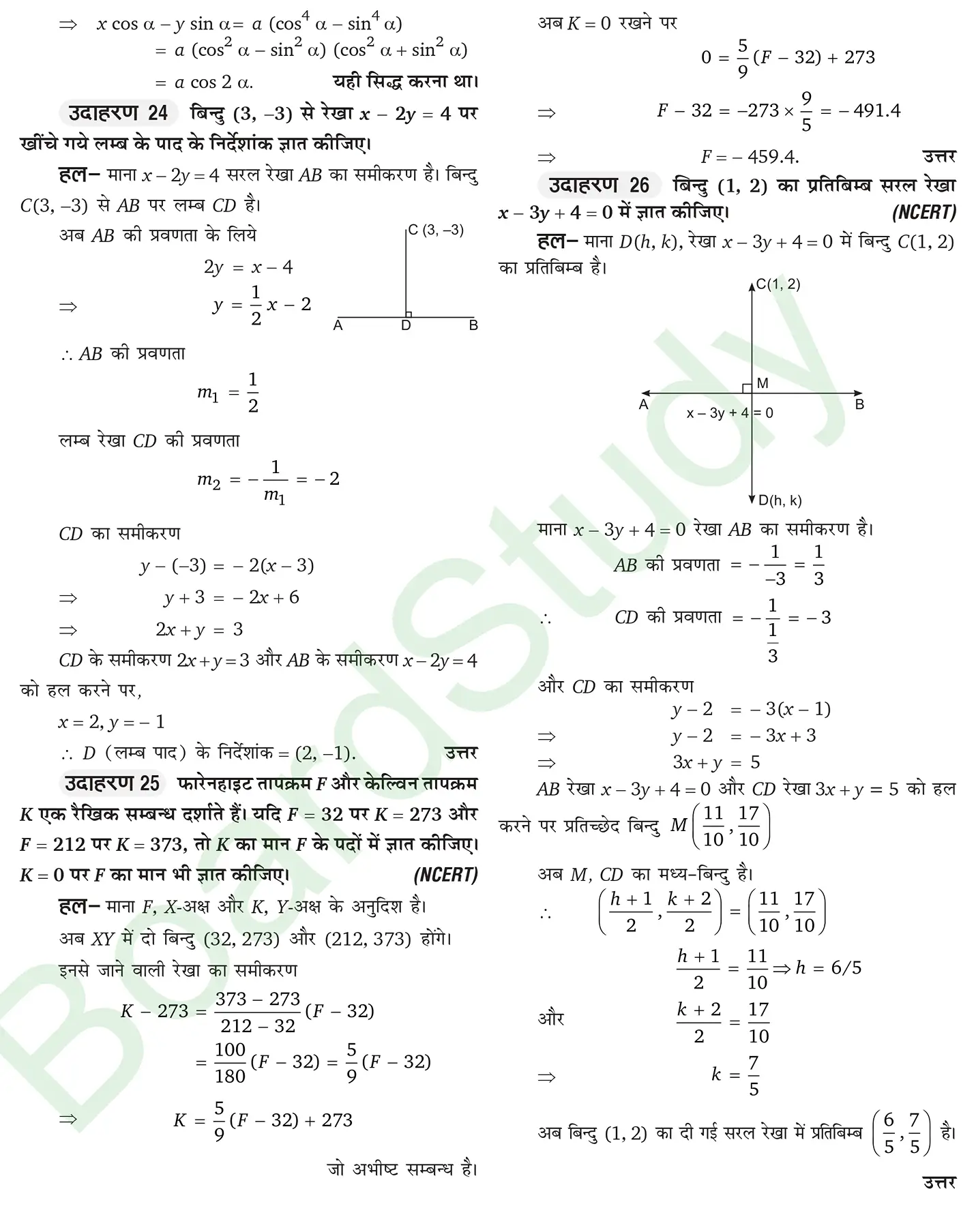 कक्षा 11 गणित सरल रेखाएँ नोट्स page 0015
