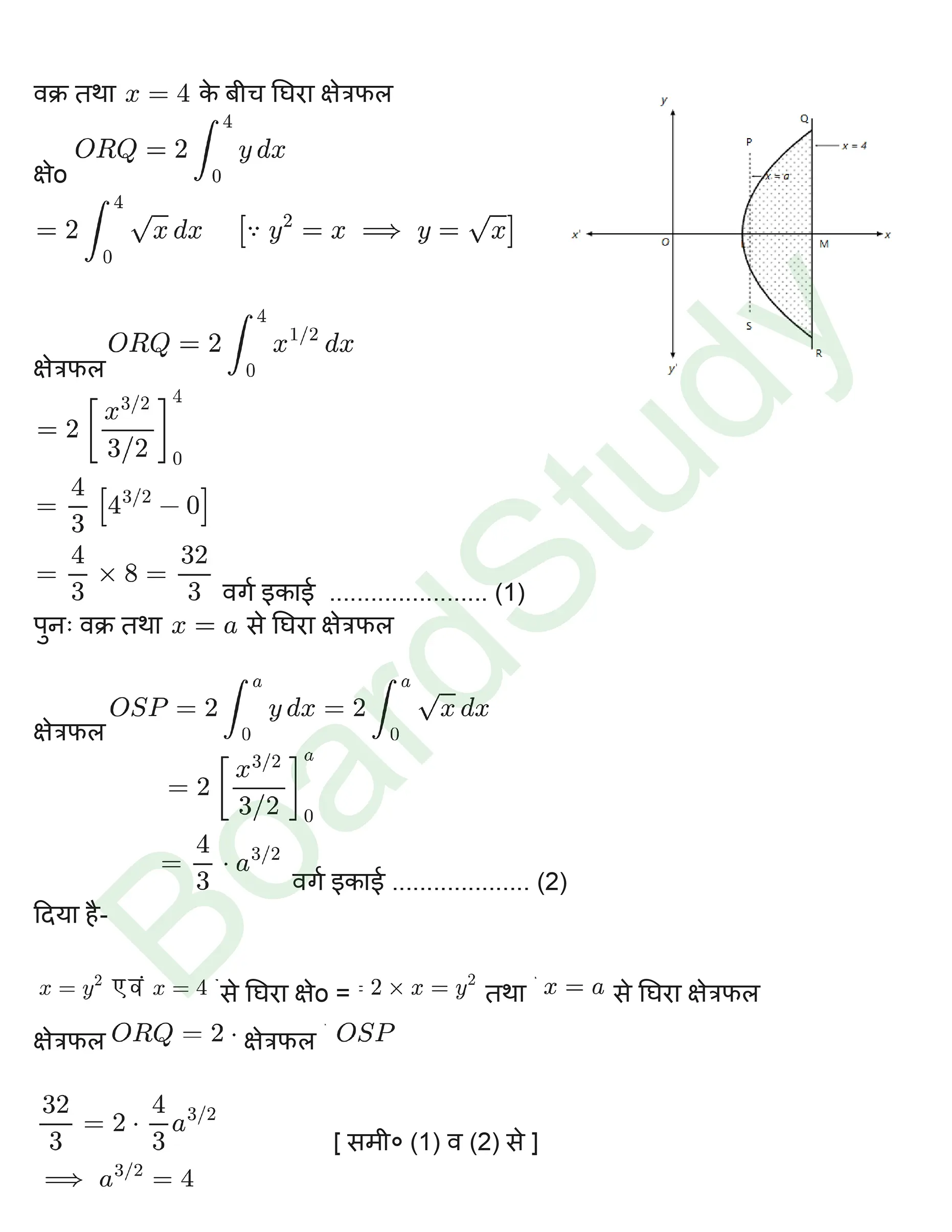 कक्षा 12 गणित समाकलन के अनुप्रयोग नोट्स page 0006